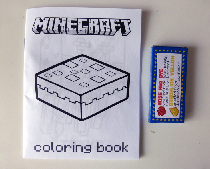 Minecraft Party Favor Mini Coloring Books - Jessica's Corner of